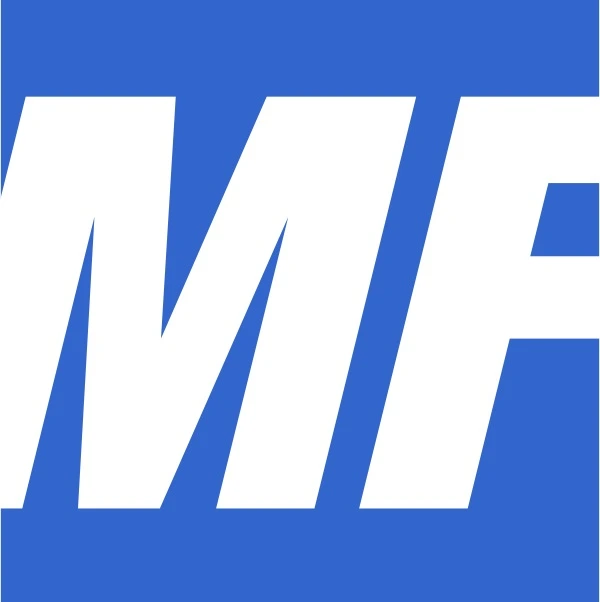 MobiFlight Logo with white lettering over blue background